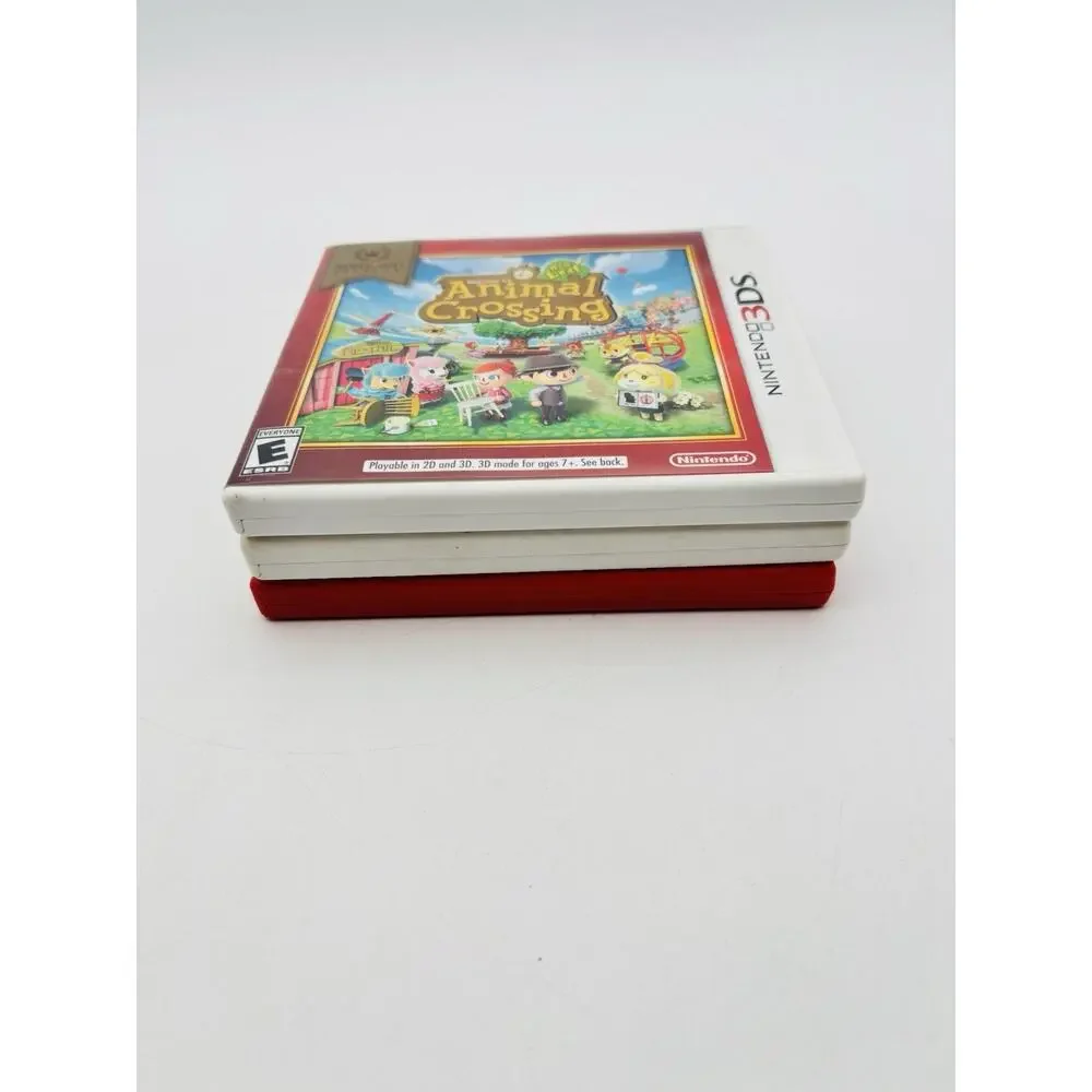 Lot Of 3 Nintendo 3DS Cases Mario 3D Land Paper Mario Animal Crossing NO GAMES
